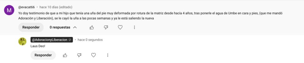 Testimonio de Umbe 